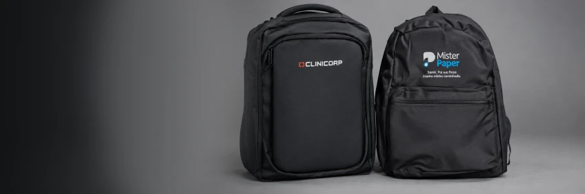 Mochilas e malas corporativas